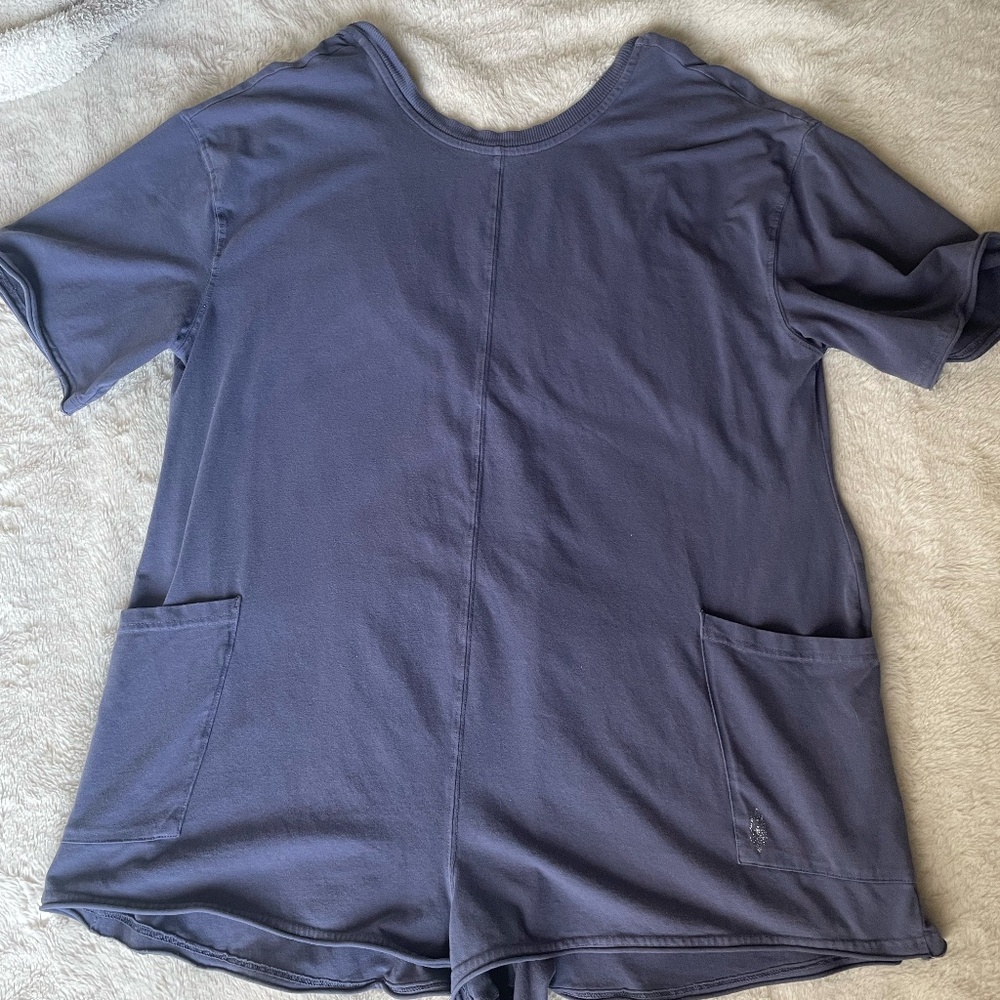 Hot Shot Tee Romper Free People